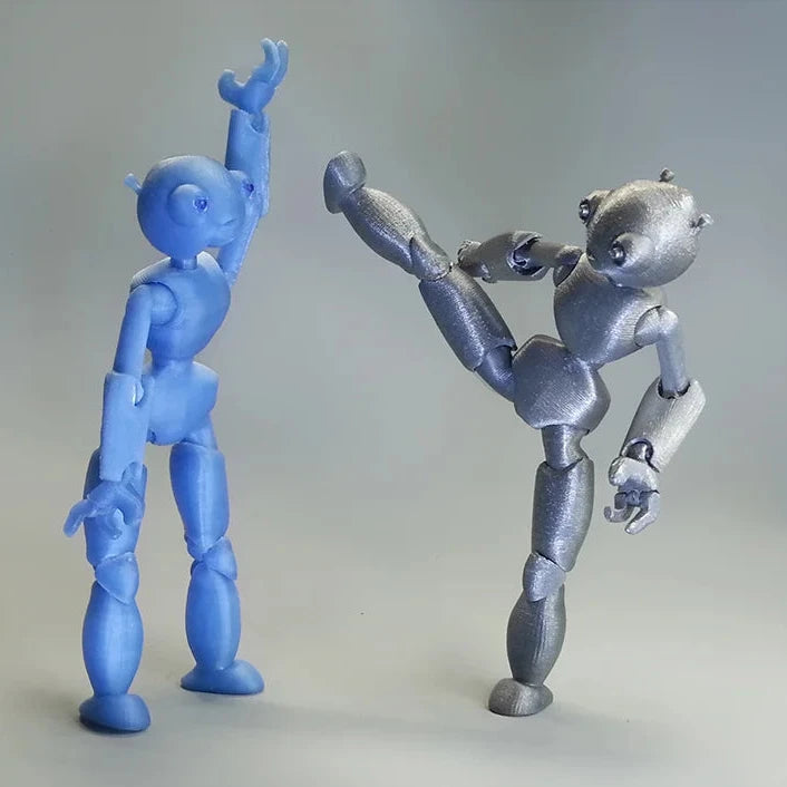 FlexiBot – 3D Printed Articulated Robot Figurine