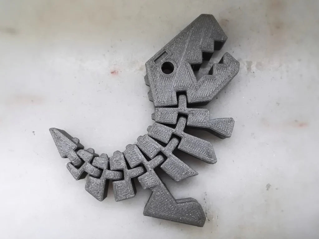 Flexible Dino 3D Printed Dinosaur Fidget