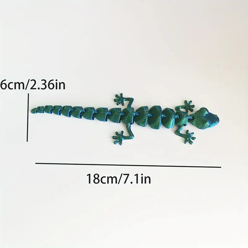 Flexible Gradient Gecko – 3D Printed Articulated Fidget Toy