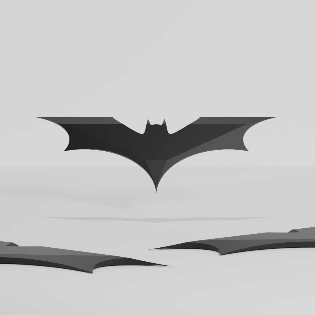 Dark Knight Batarang – 3D Printed Batman-Inspired Throwing Blade