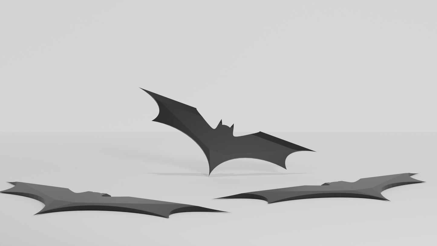 Dark Knight Batarang – 3D Printed Batman-Inspired Throwing Blade