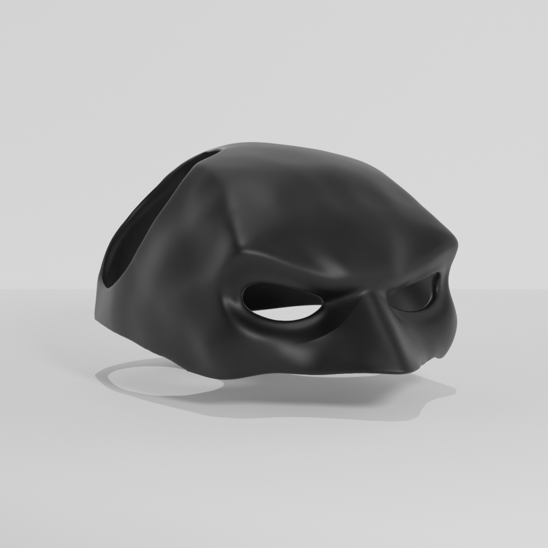 Cat Knight Mask – 3D Printed Batman-Inspired Cat Mask