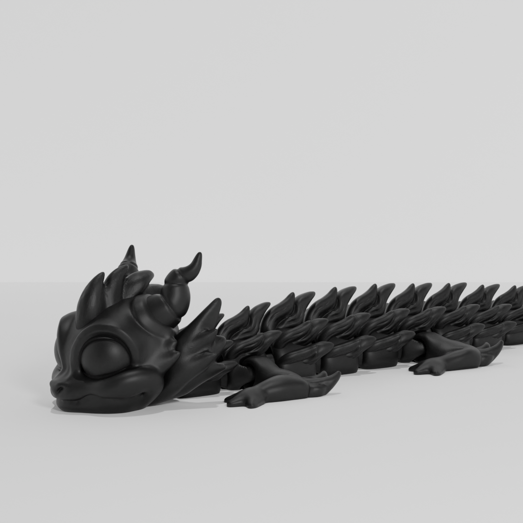 FlexiDragon Jr. – 3D Printed Articulated Baby Dragon Fidget