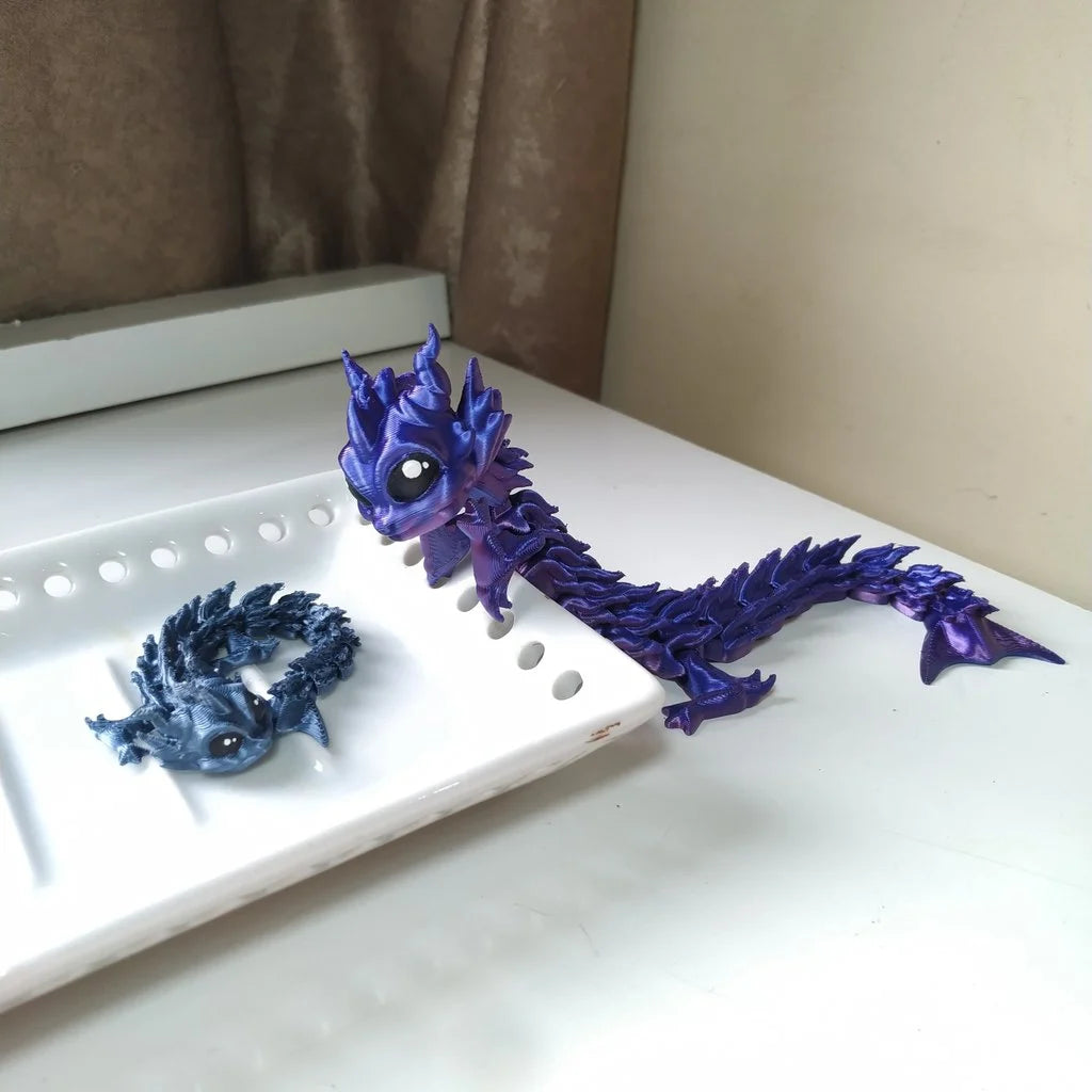 FlexiDragon Jr. – 3D Printed Articulated Baby Dragon Fidget