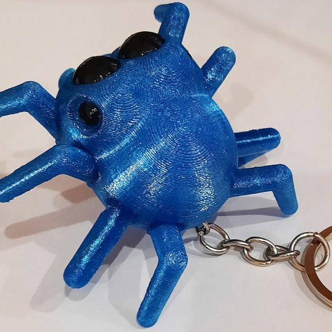 Gizo The 3D Printed Spider Keychain