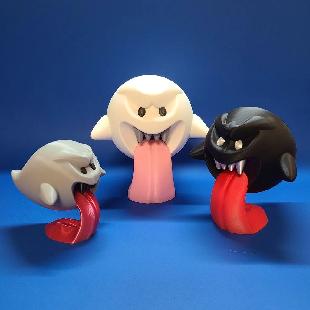 Video Game Inspired Ghost Figure 3D Printed