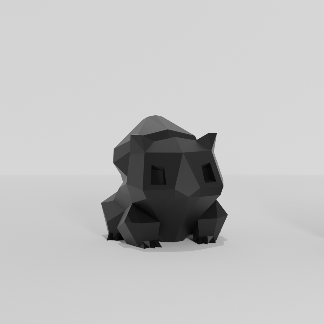 Bulba Low Poly – 3D Printed Pokémon