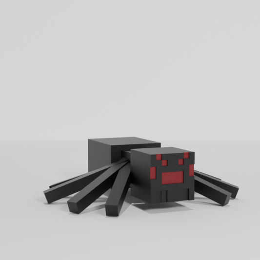 Minecraft Spider 3D Printed Figurine